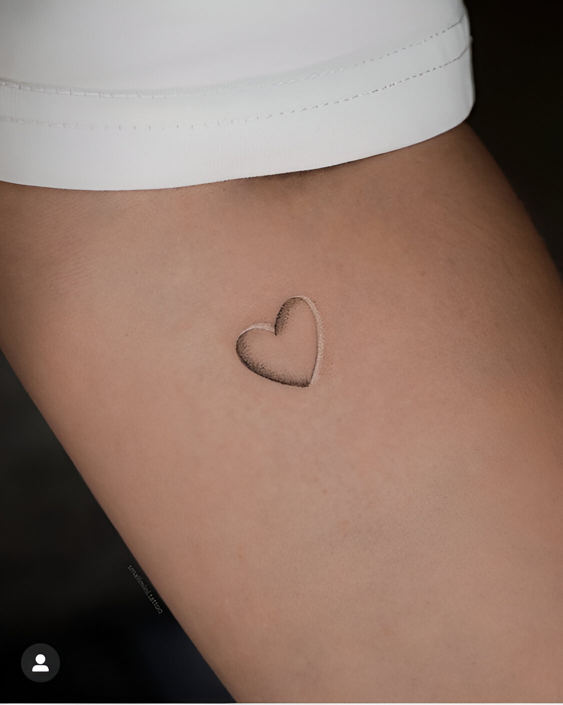 Mini Heart Tattoos 7