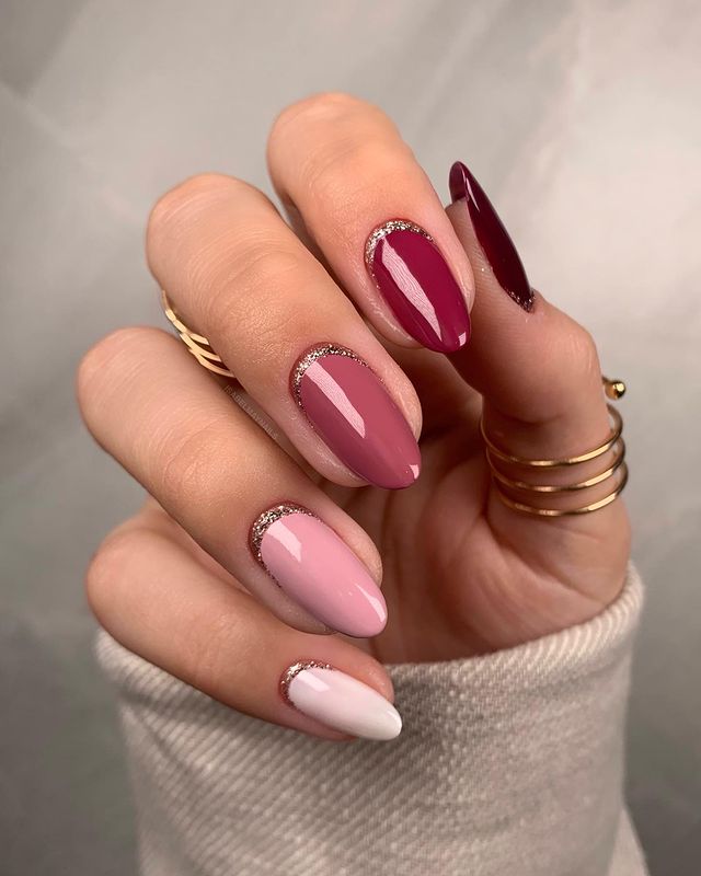 Pink February Nails Ideas 2