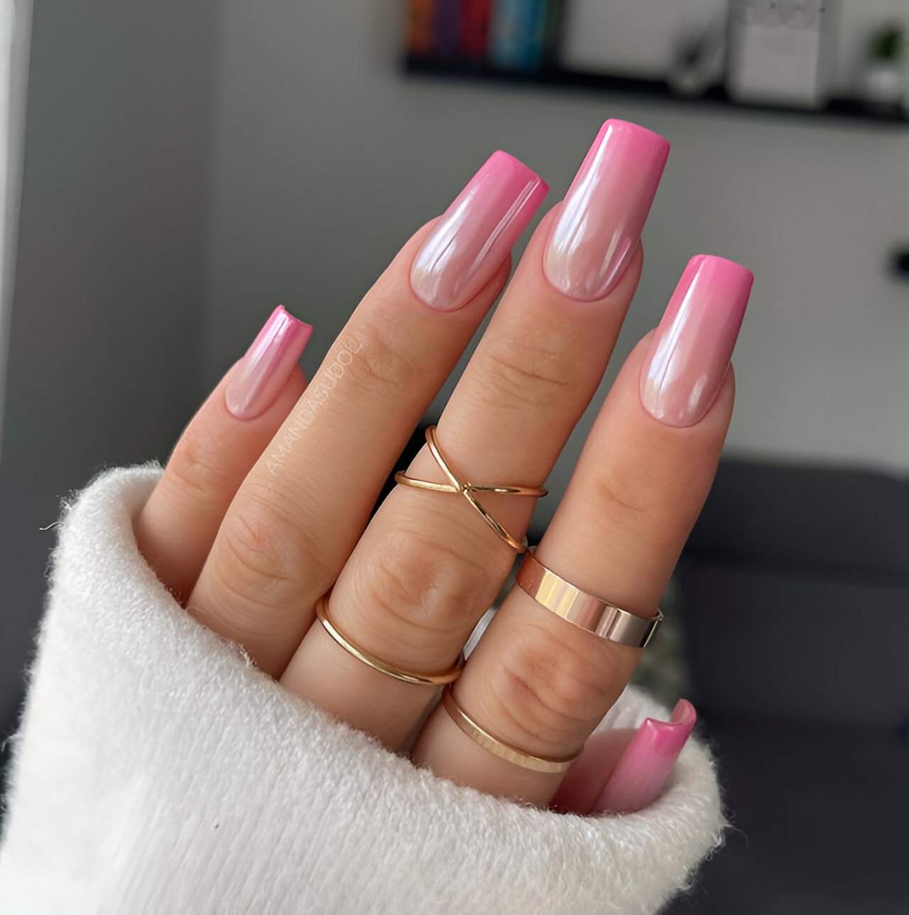 Pink February Nails Ideas 5