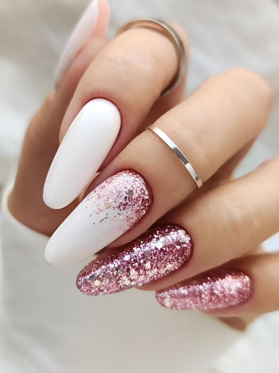 Pink February Nails Ideas 8