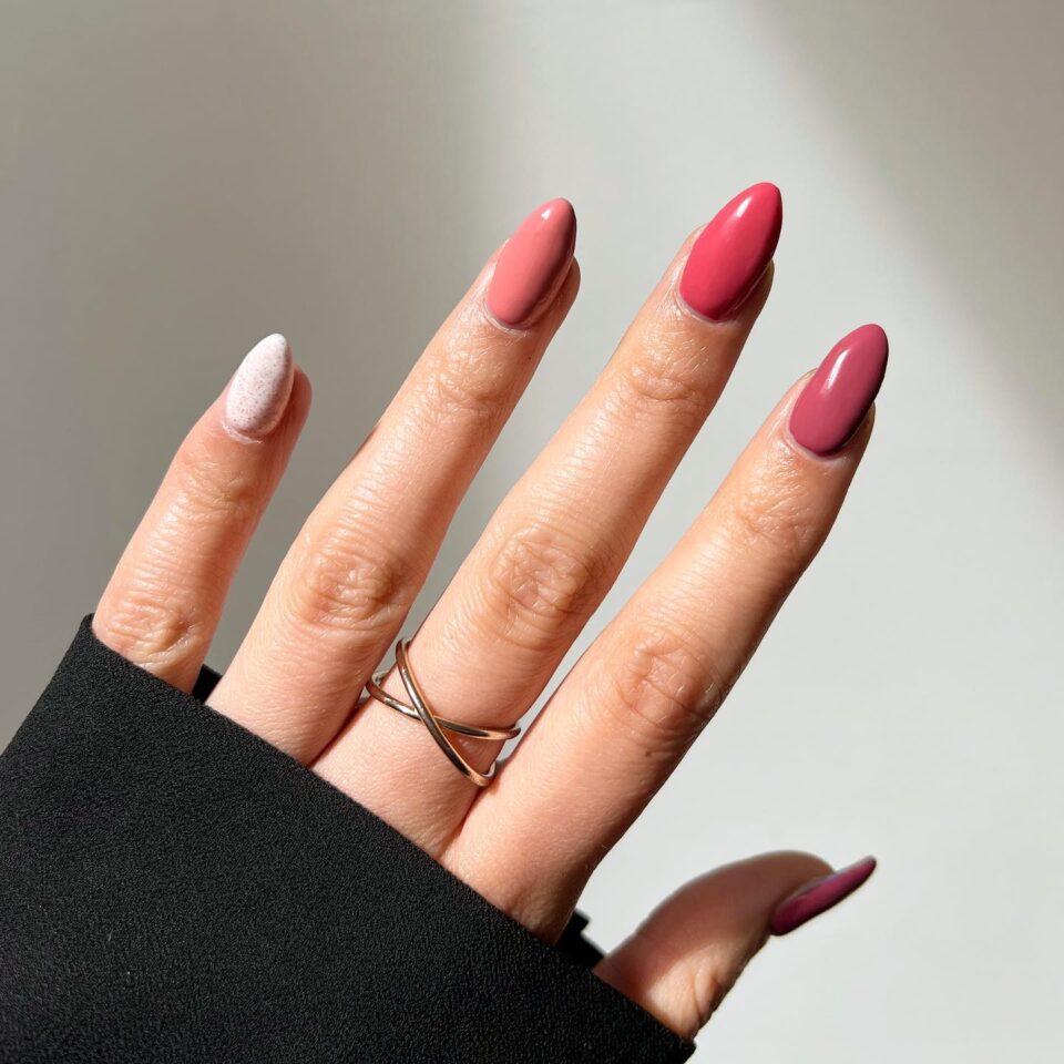 Pink February Nails Ideas