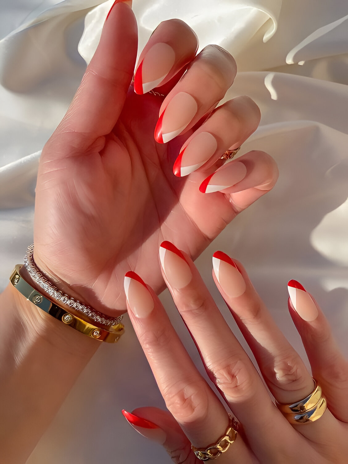 Red And White Nails 6