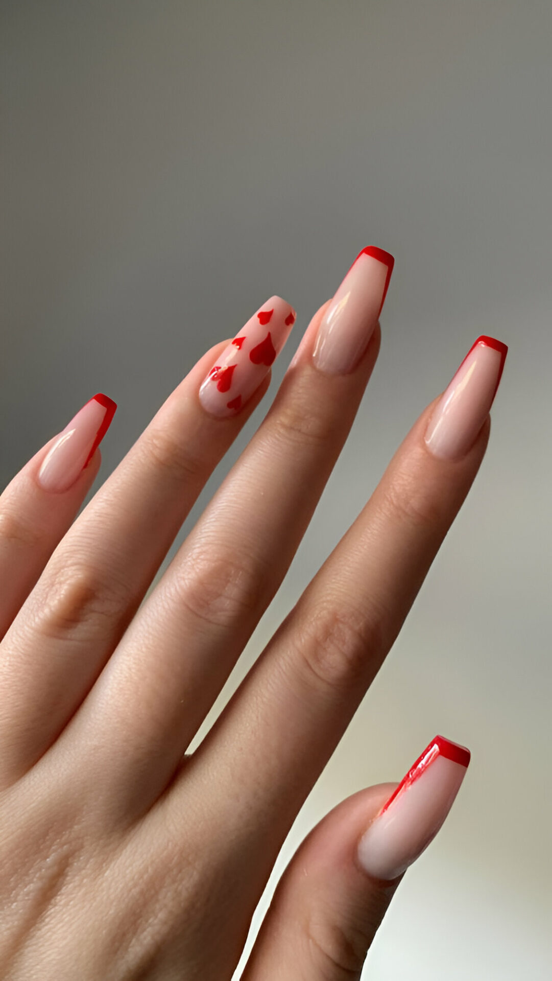 Red Heart Nail Designs 7