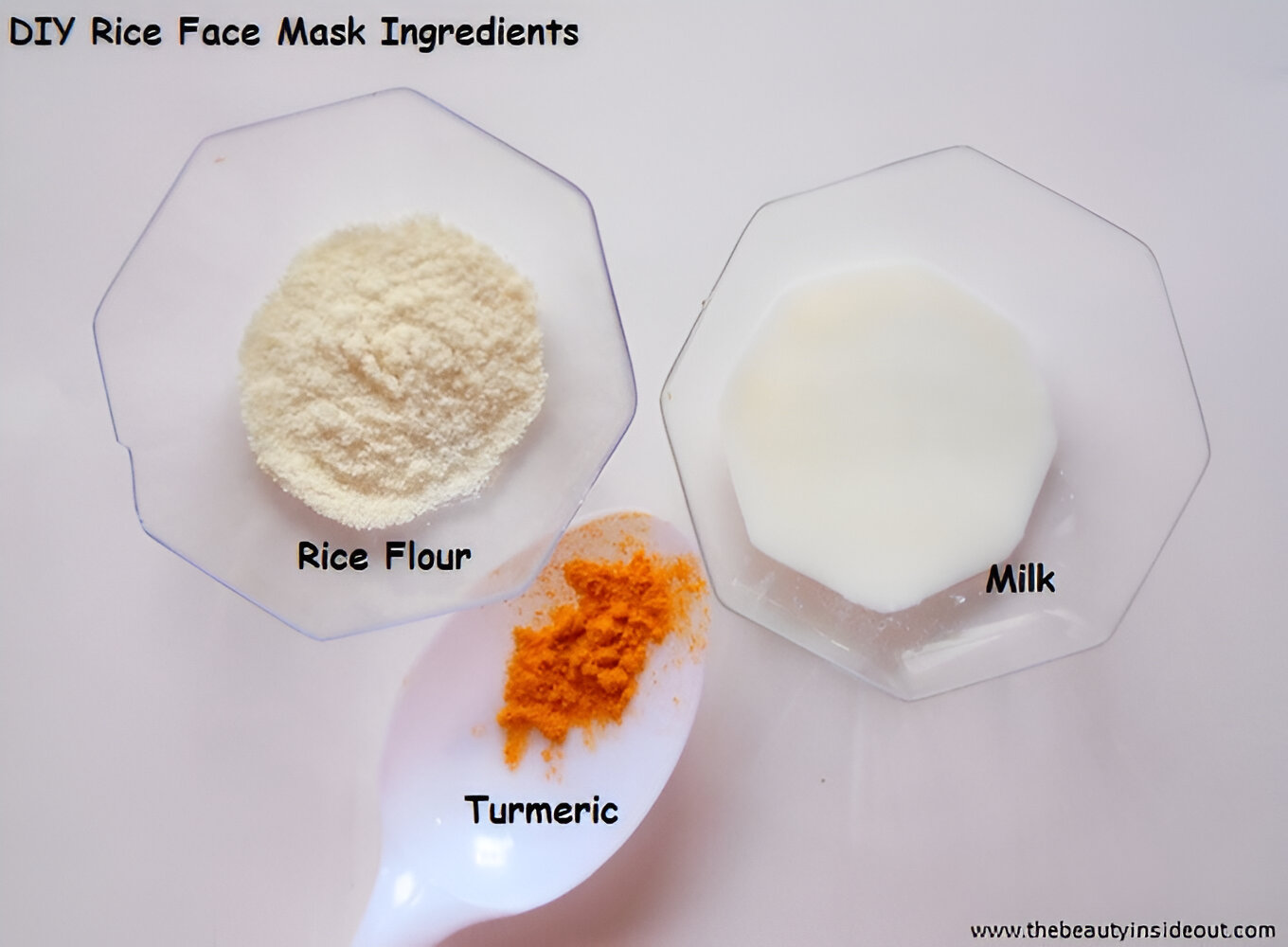 Rice And Turmeric Wash For Blackheads/Whiteheads