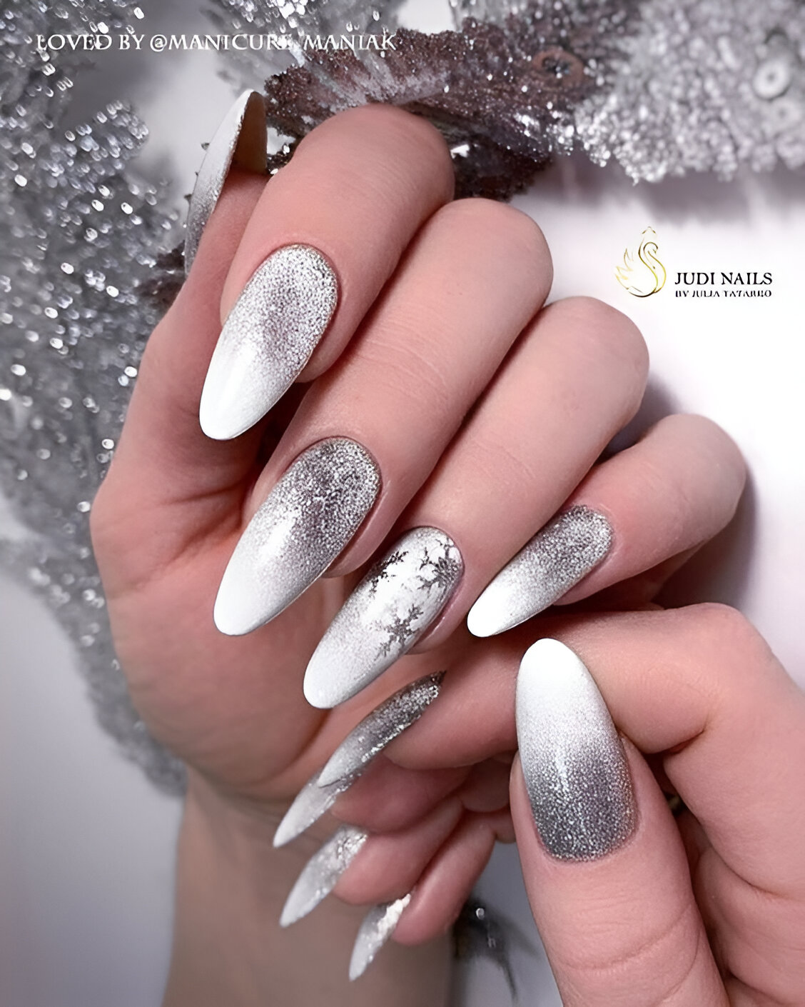 Silver New Year Manicures 10