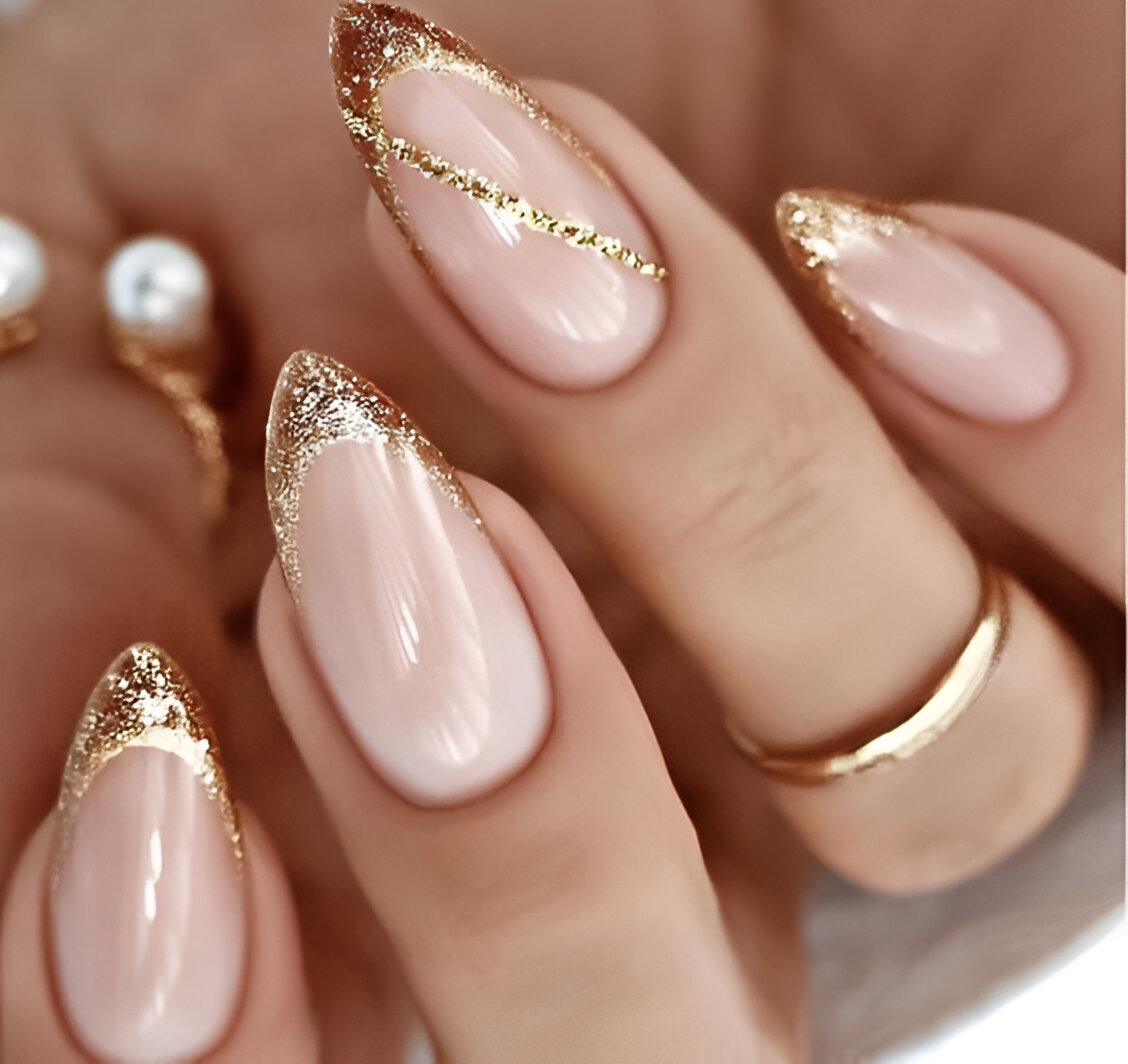 Simple Short Almond Nails 10