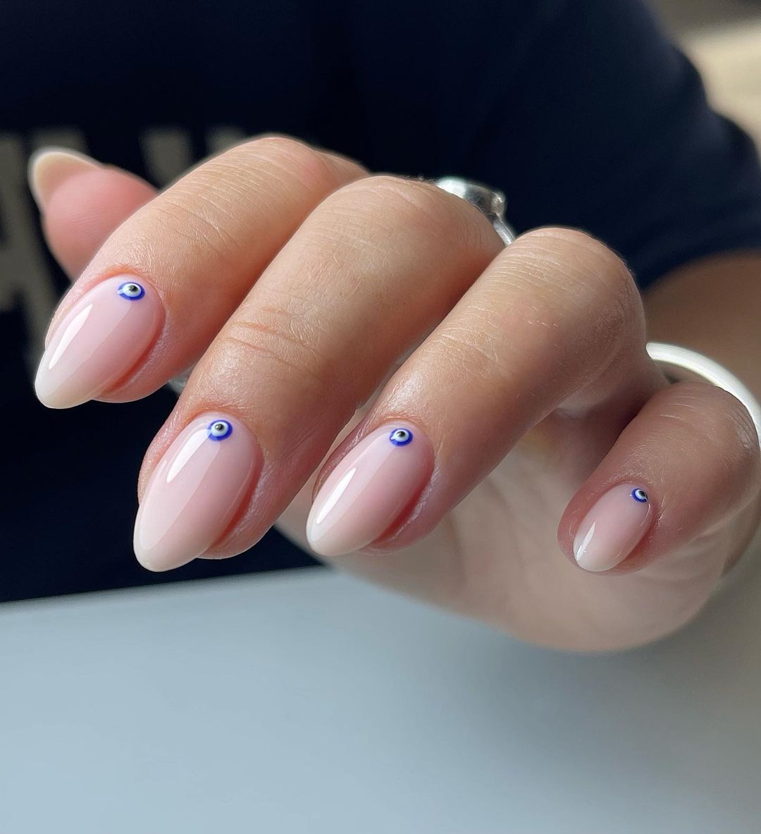 Simple Short Almond Nails 2