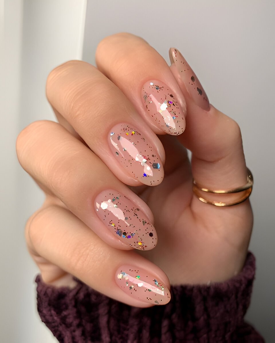 Simple Short Almond Nails 8