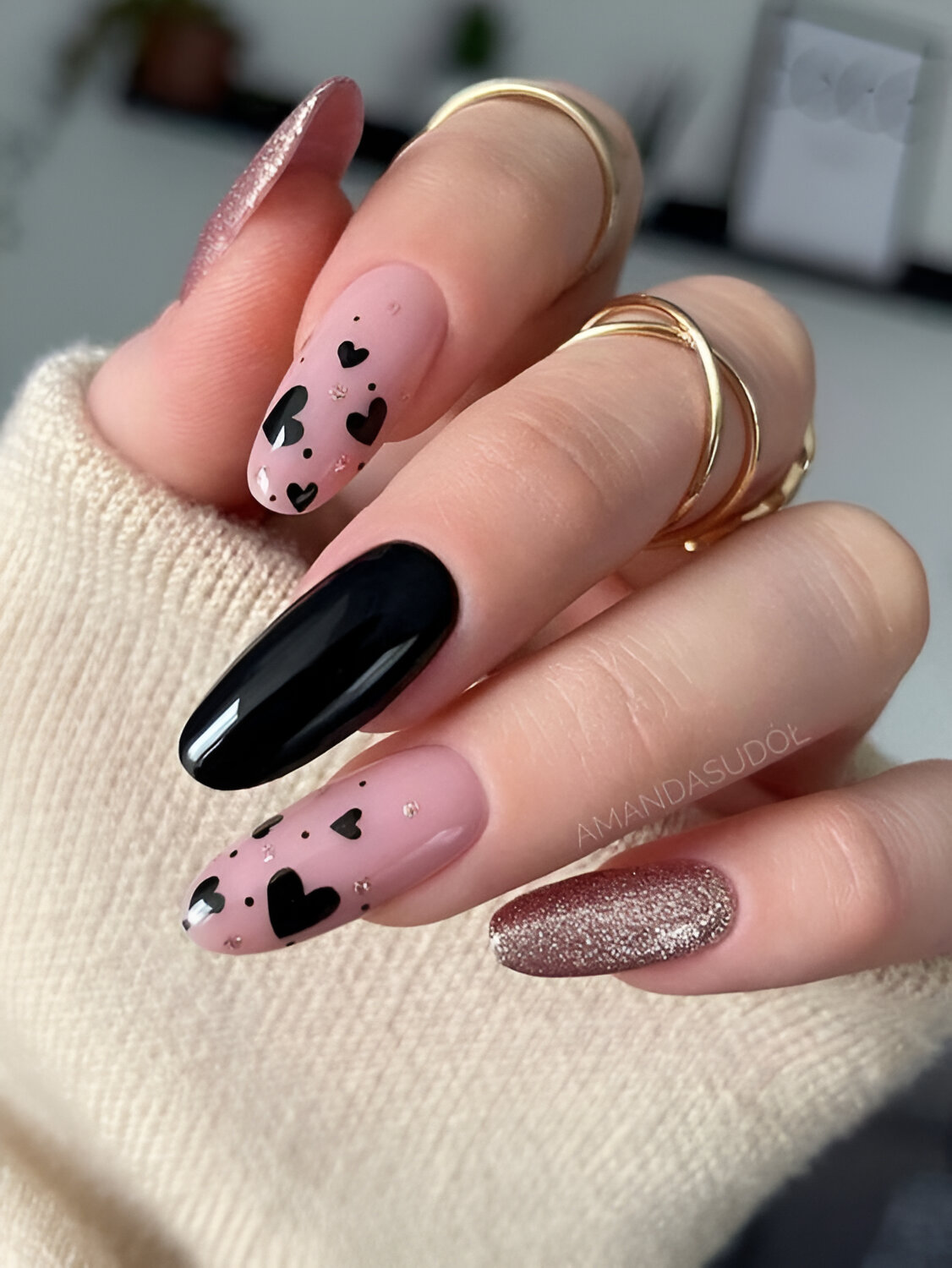 Simple Valentines Day Nails 10