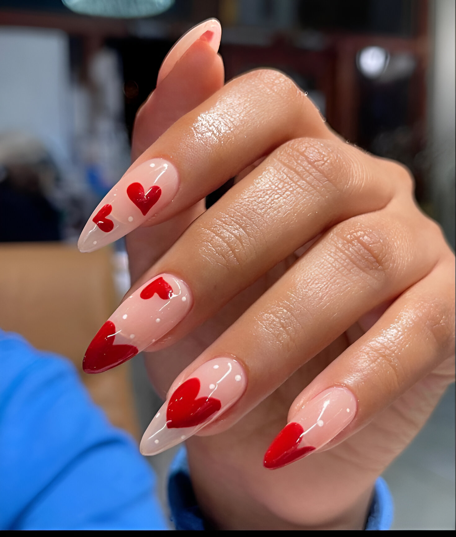 Simple Valentines Day Nails 7
