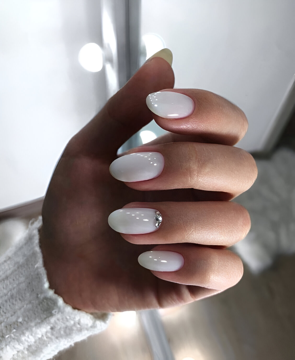 White Almond Manicures 9