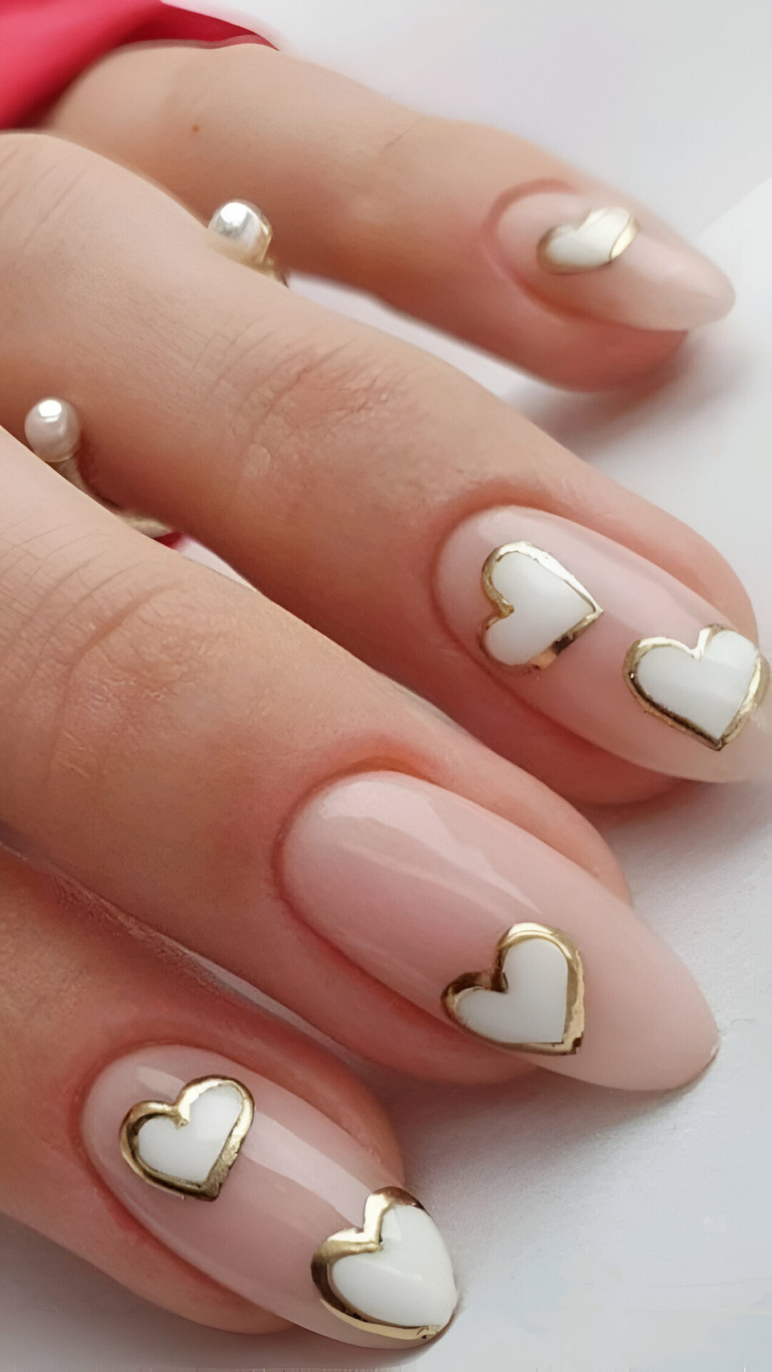 White Valentine's Manicures 5