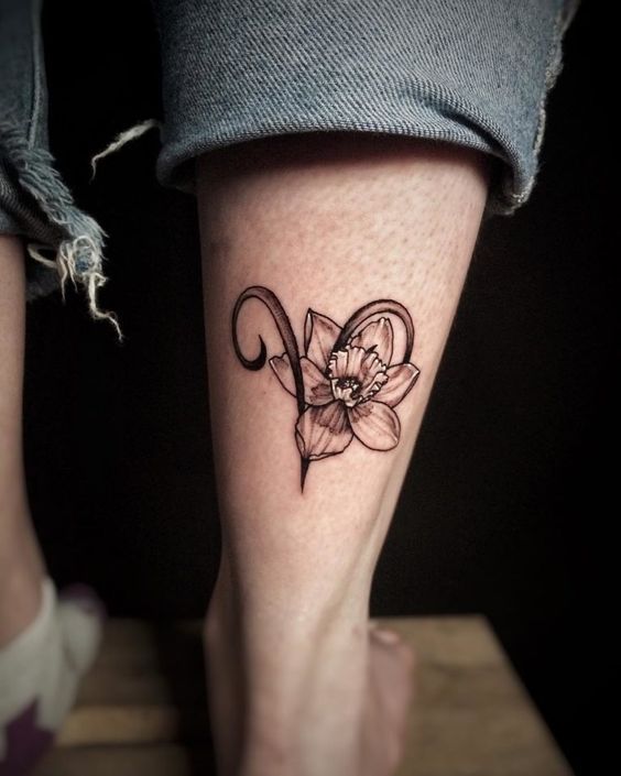 Ankle Tattoos For Aries Girls 1