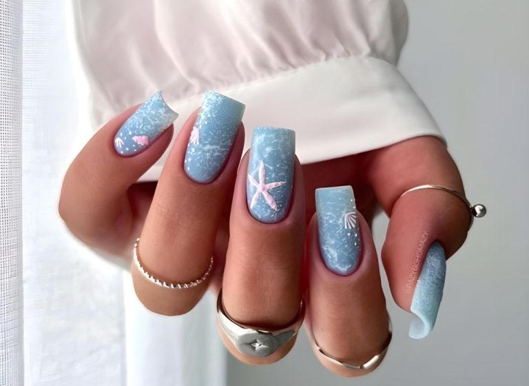 50 Extravagant Beach Nail Ideas To Rock This Summer Vacation