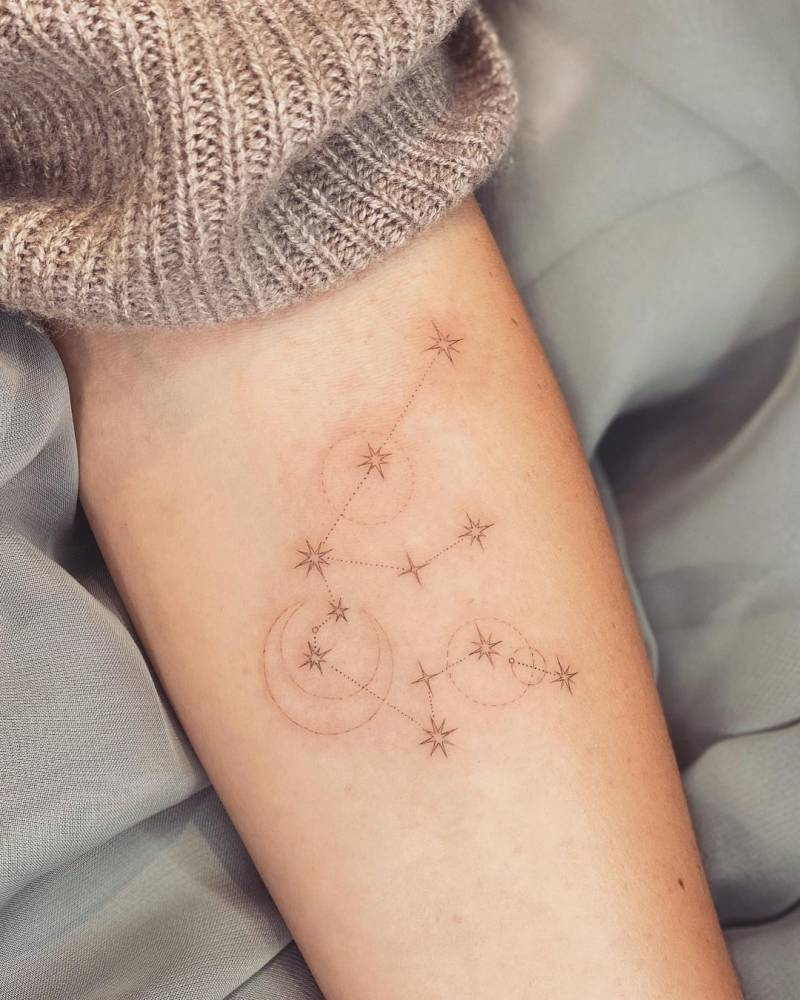 Constellation Focused Tattoos 5