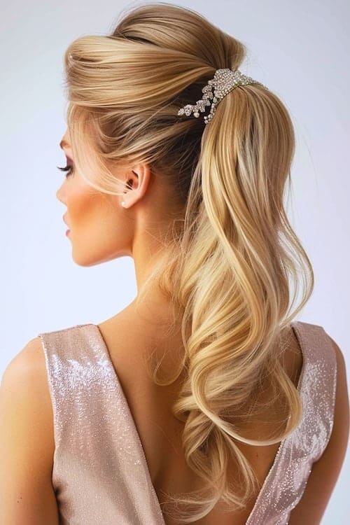 Embellished Voluminous Prom Hairstyles 1
