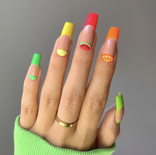 Fruit French Tips 5