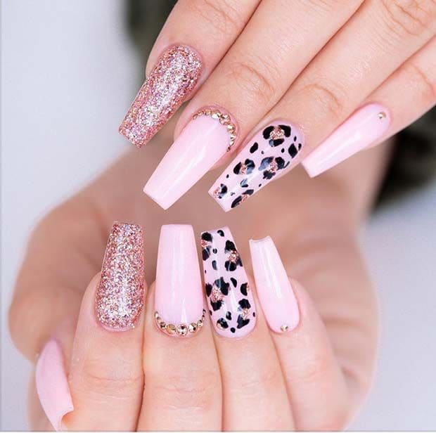 Manicure Style With Leopard Prints