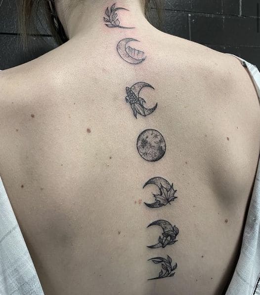 Nature Tattoos On The Back 4