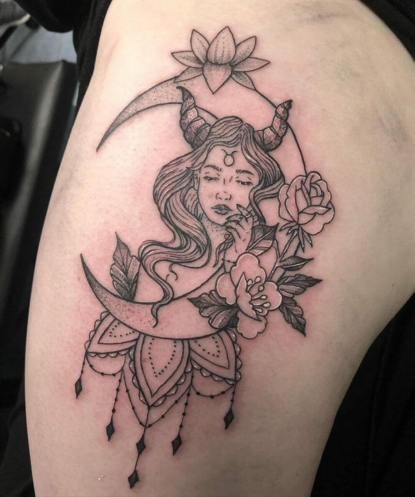 Ox Goddess Tattoo 2