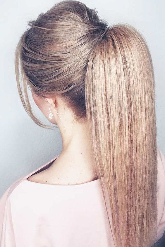 Puff Ponytail Prom Hairstyles 1