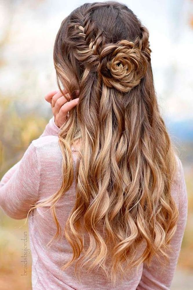 Rosettes Hairstyles For Prom 2