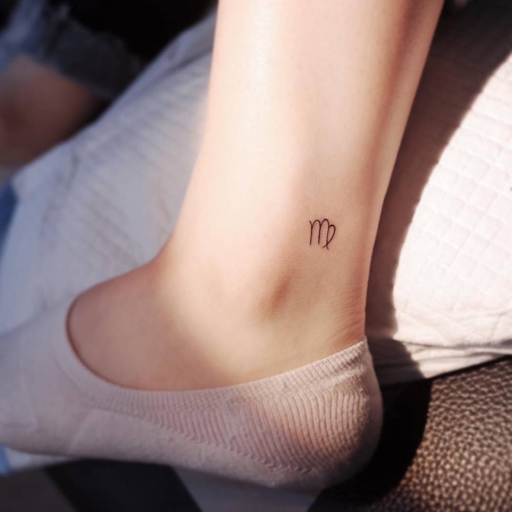 Scorpio Tattoos On Ankle For Girls 5