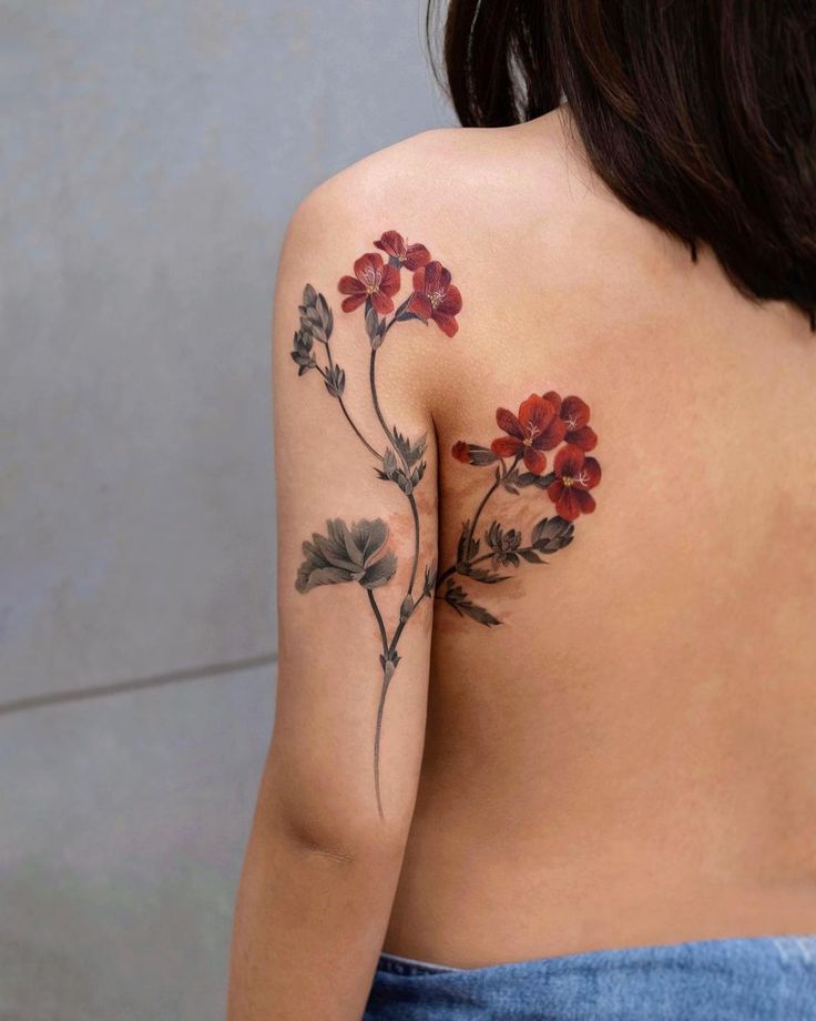 Shoulder Tattoos For Scorpio Female 2