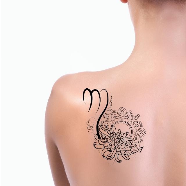 Shoulder Tattoos For Scorpio Female 3