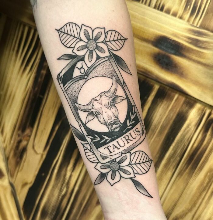 Sleeve Tattoo For Taurus 2
