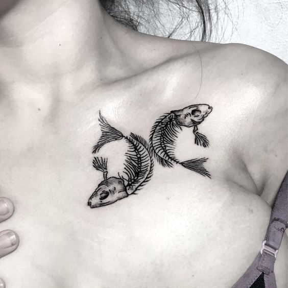 Two Fish Tattoos For Pisces 1