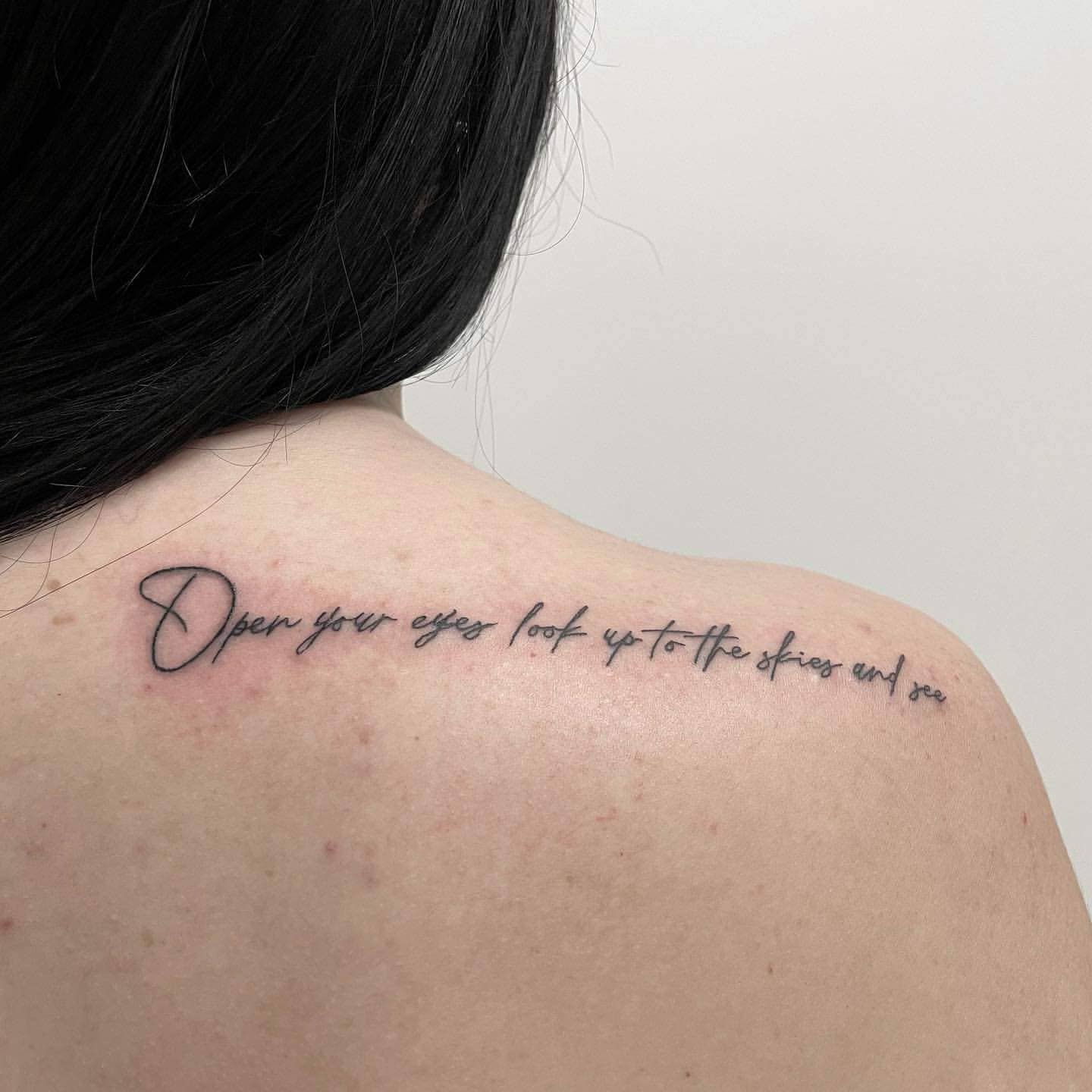 Women Quote Tattoos For Back Area 5