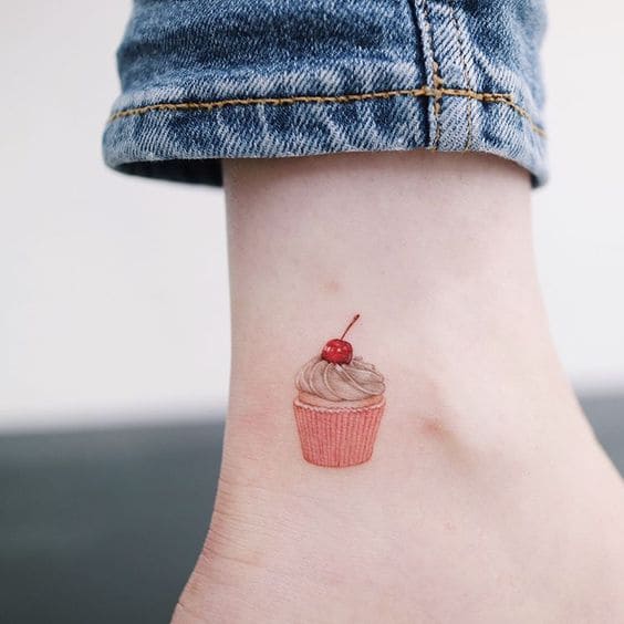 Adorable Mini Foot Tattoos For Women 1