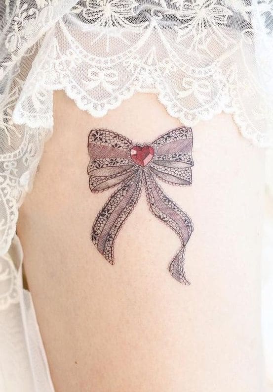 Charming Lace Bow Inks 1