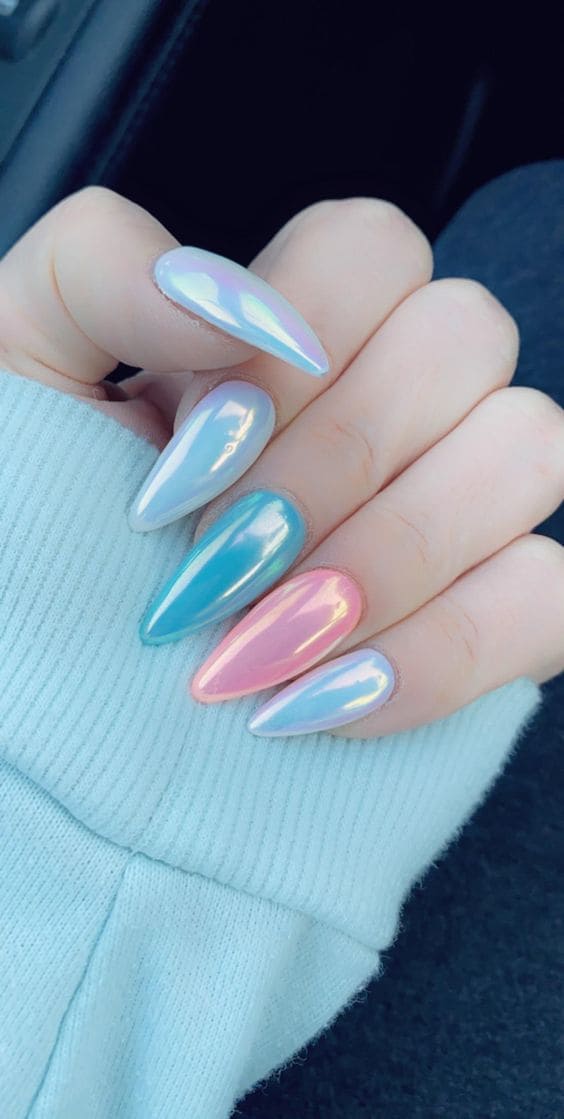 Cotton Candy Nails 2