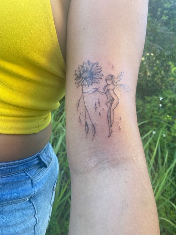 Floral Fairy Tattoos 2