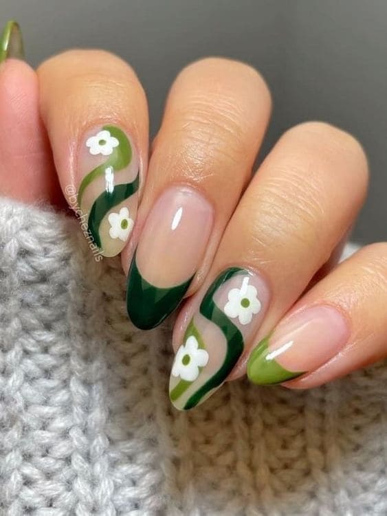 Floral Green 2