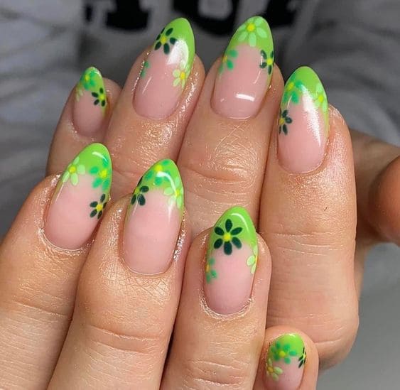 Floral Green 4