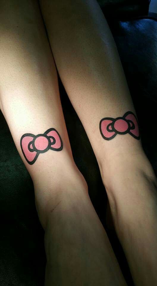 Hello Kitty Bow Tattoos 2