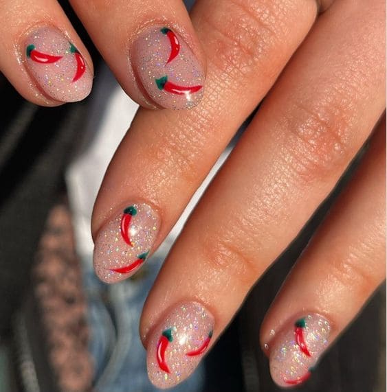 Hot And Spicy Nail Art 2