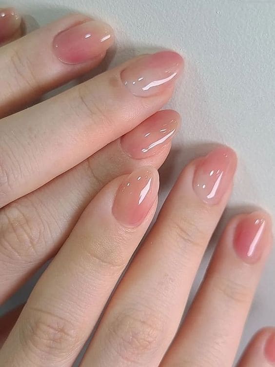 Jelly Nude Summer Nails 1