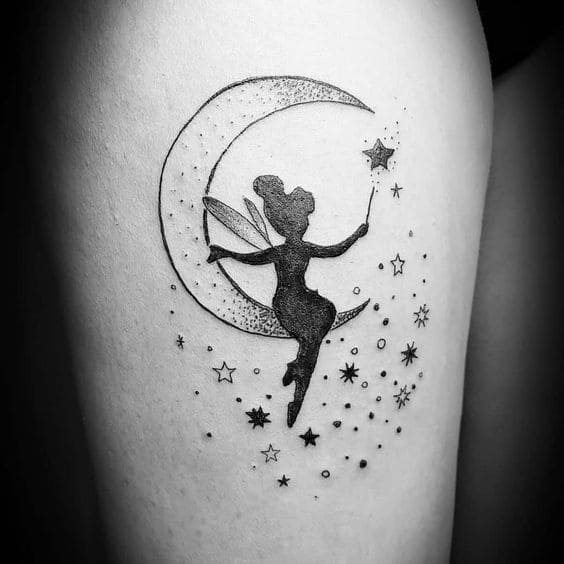 Moon And Stars Fairy Body Arts 5