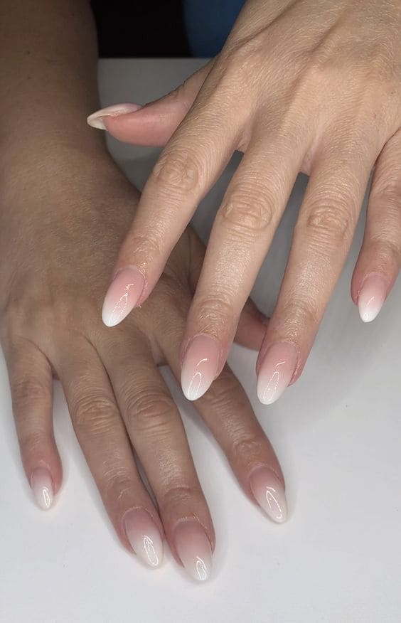 Ombre Nude Summer Nails 1