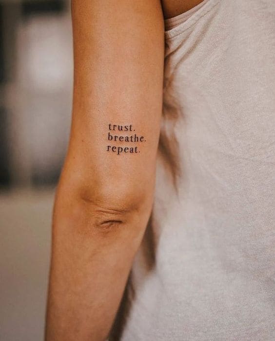 Strength Quote Tattoos 7