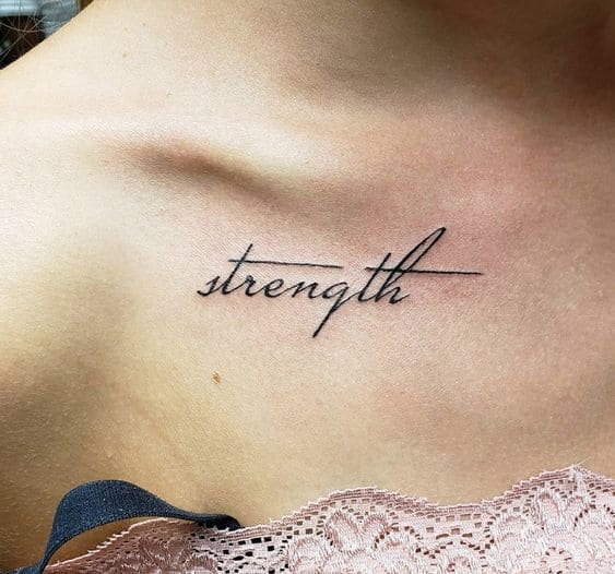 Strength Quote Tattoos 8