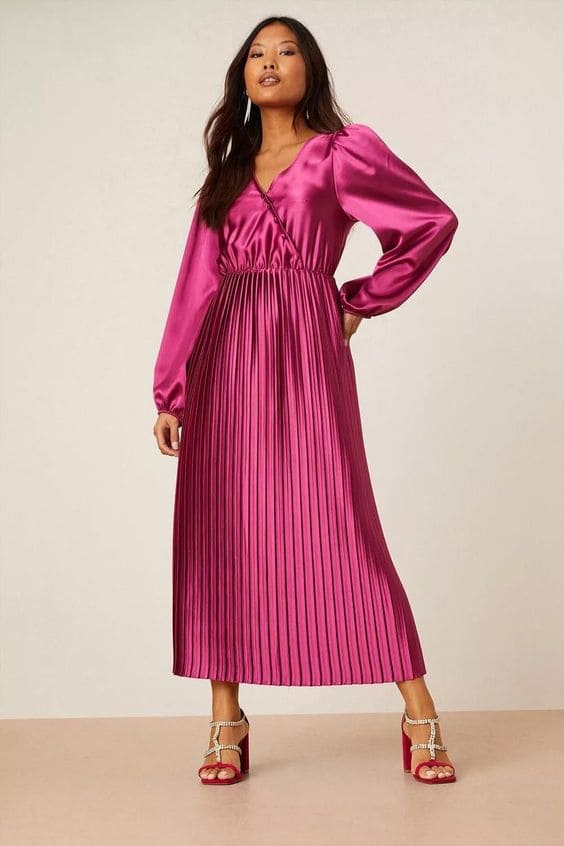 Summer Wedding Guest Dresses With Sleeves 10