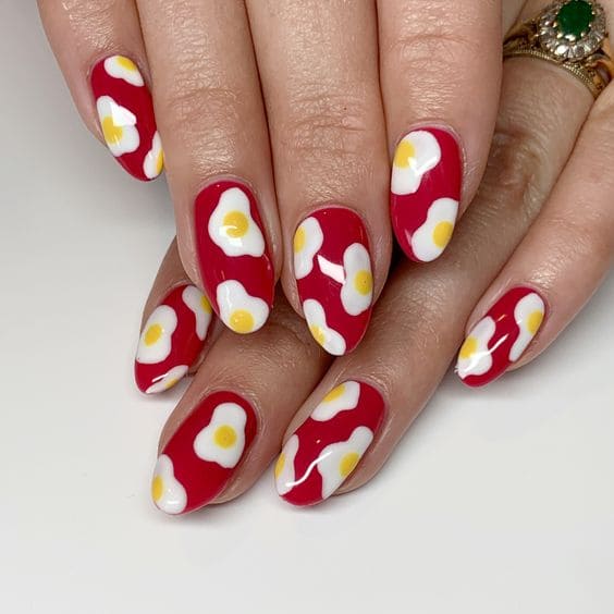 Sunny Side Up Nails 1
