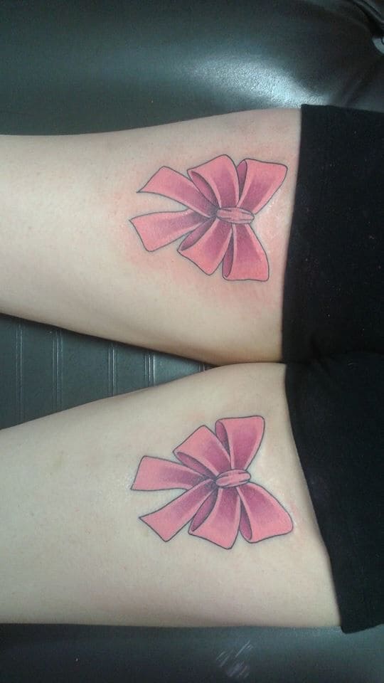 Upper Thigh Bow Inks 1