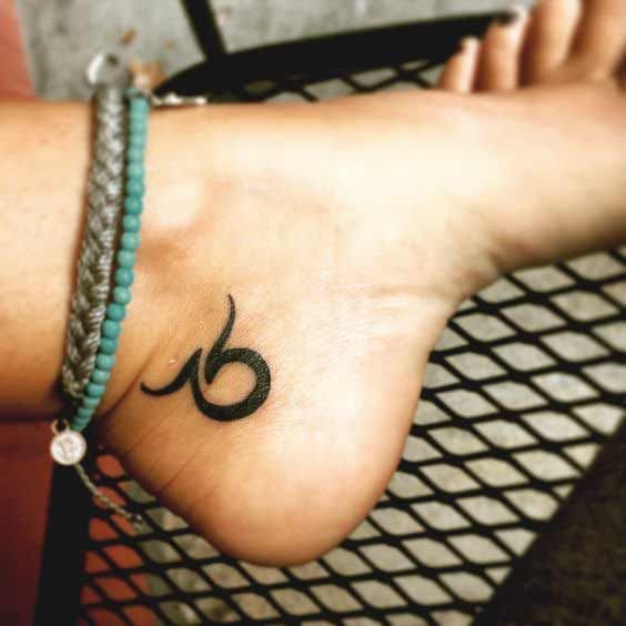 Zodiac Sign Tattoos On Foot 4