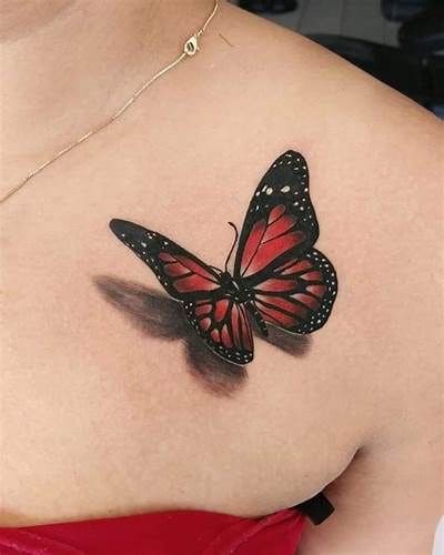 3D Butterfly Tattoo Designs 1
